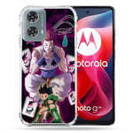 Cokitec Coque Renforcée pour Motorola G24 4G Manga Hunter X Hunter Hisoka