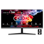 PIXL 34-inch UWQHD UltraWide 165Hz Gaming Monitor with 100% sRGB Colou