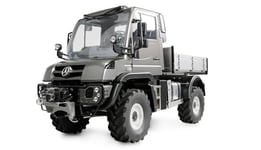 Amewi Mercedes-Benz Unimog Porte-appareils 4WD 1:10 ARTR Anthracite RC télécommandé sous Licence véhicule