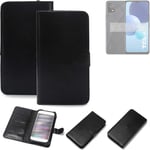 phone Case Wallet Case for TCL 406 Mobile phone protection black