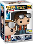 Figurine Funko Pop - Retour Vers Le Futur N°965 - Marty Vérifiant L'heure (48907)