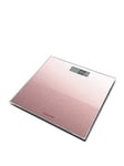 Salter Rose Gold Glitter Electronic Personal Bathroom Scales
