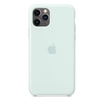 Coque en silicone pour iPhone 11 Pro Max Vert d'eau - Neuf