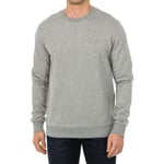 Armani Mens long-sleeved crew-neck sweatshirt 7V6M69-6JQDZ - Grey Cotton - Size X-Large