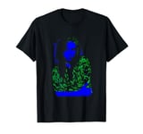 Billie Eilish Music Neon Backlit by Rock Off T-Shirt