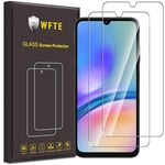 WFTE [2-Pack Screen Protector for Samsung Galaxy A05/A05s,Anti-Scratch,High Transparency,Anti-fingerprint,Bubble-Free,Dust-Free Premium Screen Protector Tempered Glass For Samsung Galaxy A05/A05s