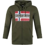 Sweat-shirt Napapijri  Veste Bench Vert Foncé