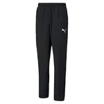 PUMA Men's Teamrise Sideline Woven Pants, Puma Black-puma White, XXL UK