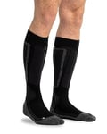 Snocks Chaussettes de Ski Homme Lot de 1 Noir Taille 43-46 Chaussettes Chaudes Thermiques Hommes Noires 43 44 45 46 Chaussette Ski Hautes de snowboard