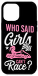 iPhone 12 Pro Max Go Kart Racing Girl Female Vintage Who Said Girls Can't Case