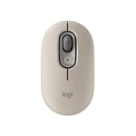 Logitech POP Wireless Mouse with emoji Sand