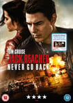 Jack Reacher  Never Go Back DVD