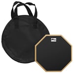 Tiger TDA4-10 Pad d'entraînement pour batterie avec sac de transport 25,4 cm, Noir