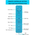 2 pakkauksen langaton ohjain ja Nunchuck Wii- ja Wii U -konsolille