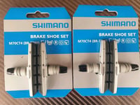 (2 Pairs) Shimano M70CT4 Brake Shoes  Rim V-Brake Pads Altus Alivio Deore XT NEW