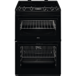 AEG CCX6540ACB 60cm Ceramic Double Oven Freestanding Cooker