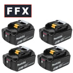 Makita BL1860B/4 18v 6Ah LXT Li-ion Genuine Makstar Battery 4pk