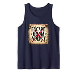 Escape Room Game Addict Vintage Pirate Map Tank Top