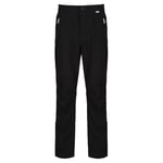 Regatta Men Highton Stretch' Waterproof Breathable Regular Over Trousers - Black, Waist 36-37, Large