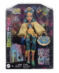 Monster High 12.5" Fest Cleo De Nile Fashion Doll Blue Hair Toy New With Box