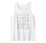 Cats Kittens And More Cat Doodles For Cat Kids Moms And Dads Tank Top