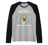 All I Want For Christmas Is More Video Games Boy Girl Gamer Raglan Baseball Tee