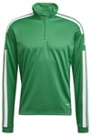 adidas Mens Track Top Squadra 21 Training Top, Team Green/White, GP6473, Size XLT