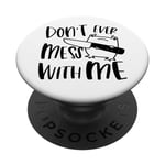 Mad Frog Angry Frog With Knife Don't Ever Mess With Me PopSockets Swappable PopGrip