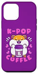 Coque pour iPhone 12 mini Hamster, K-Pop et café, musique coréenne, mignon et enjoué