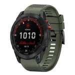 Garmin Fenix ​​​​​​7X silikoniranneke, 26 mm - vihreä