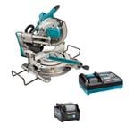 Makita LS004GD202-RA1X25 40v Max XGT Brushless Slide Compound Mitre Saw (1x2.5Ah