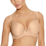 Freya BH Deco Moulded Plunge T-Shirt Bra Beige E 65 Dam