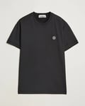 Stone Island Garment Dyed Cotton Jersey T-Shirt Black