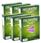 Nicorette Inhalator Starter Pack 15mg 4 Cartridges Best- Pack 6