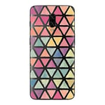 Oneplus 6T - Case Soft Gel And Resistant With Motif Fantasy (Triangles)