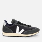 Veja Women's Rio Branco Mesh Running Style Trainers - Black/White/Oxford Grey - UK 3