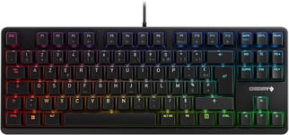 G80-3000N Rgb Tkl, Clavier Mécanique De Gaming Filaire Sans Pavé Numérique, Disposition França (Azerty), Rétro-Éclairage Rgb, Mx Silent Red Switches, Noir