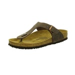 Birkenstock Gizeh Natural Leather, Style-No. 743831, Unisex Thong Sandals, Habana, 7 UK (40 EU), normal width