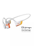 Shokz OpenRun Pro 2 Bluetooth Wireless Open-Ear Headphones, USB-C Charging, Grey and Orange