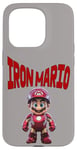 iPhone 15 Pro Iron Mario Cartoon Design Case