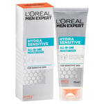 L'OREAL MEN EXPERT HYDRA SENSITIVE ALL IN ONE MOISTURISER FACE CREAM 75ml BOXED