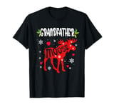 Grandfather Moose Heart Christmas Family Matching Xmas Pjs T-Shirt