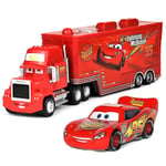 Bilar från Disney Pixar Cars - King Chick Hicks Mack Truck Uncle Truck & Sportbil Leksaksuppsättning Gåvor db Mcqueen