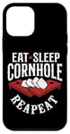 iPhone 12 mini Cornhole Team Bean Bag Player Champ Eat Sleep Cornhole Case