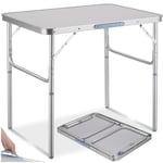 ALUMINIUM FOLDING PORTABLE CAMPING TABLE SMALL PICNIC GARDEN PARTY BBQ DINING