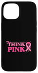 Coque pour iPhone 15 Think Pink