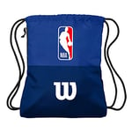 Wilson Sac de Ballon de Basket, NBA DRV BASKETBALL BAG, Nylon, Bleu