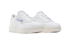 Reebok Women's Club C Double Sneaker, FTWWHT/Chalk/STEPUR, 5.5 UK