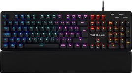 Keyz Carbon E Clavier Mécanique Gamer Azerty Blue Switches Ultra Précis-16 Effets De Rétro-Éclairage-Repose-Poignets Magnétique-Compatible Pc Ps4/Ps5 Xbox One/Series X-Nouveau 2022