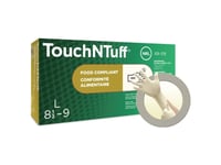 Ansell Touchntuff 69318090 100 Stk Naturlatex Engangshandske Størrelse (Handsker): L, 8,5, 9 En 21420:2020